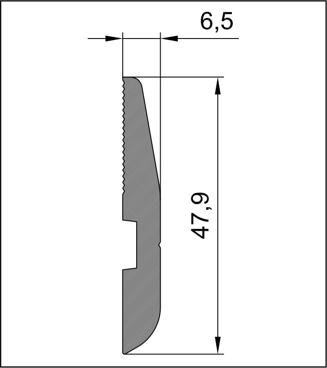 803 020 Алюмінієвий профіль