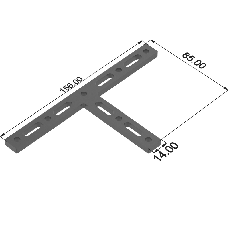 Алюминиевый профиль A01 020 | кронштейн-держатель стекла-стеклопакета
