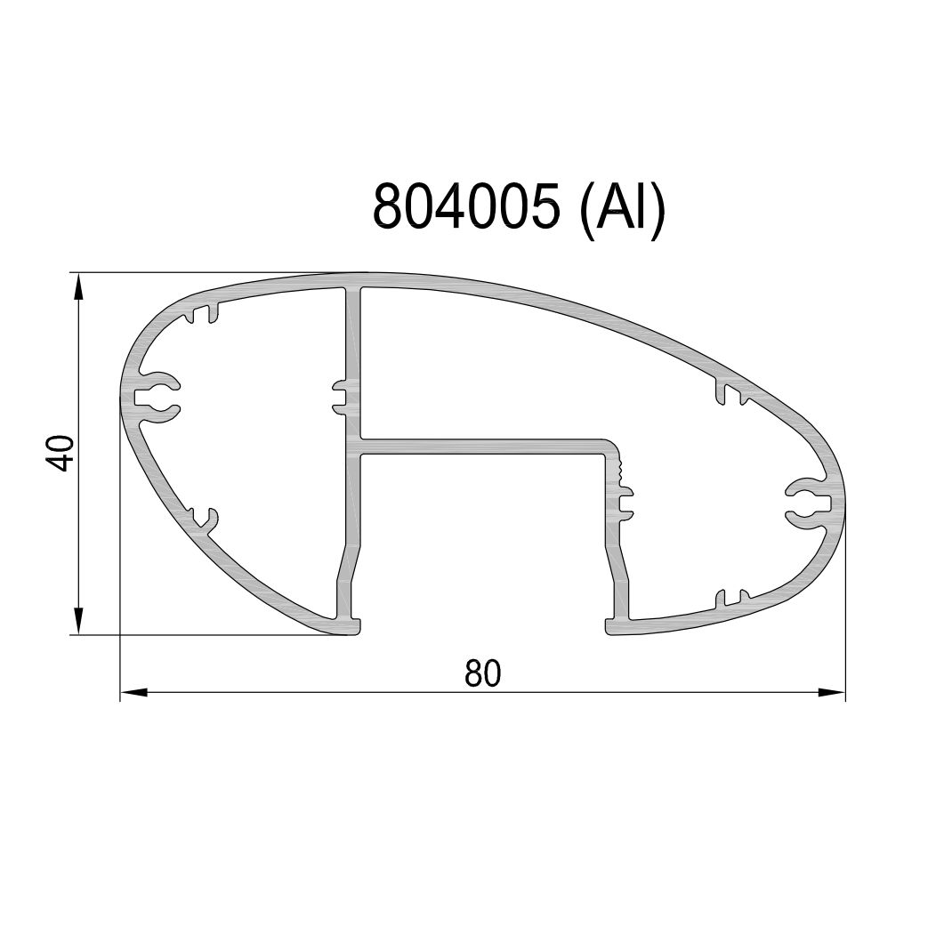 Алюмінієвий профіль 804 005