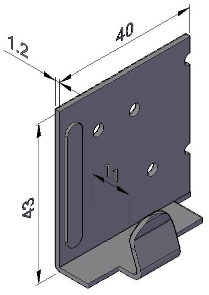 КЛЯММЕР ФАСАДНЫЙ D09 045 01