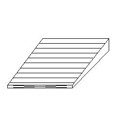 Подкладка клинообразная 24 мм под cт-т в систему С60 | D00 024 00