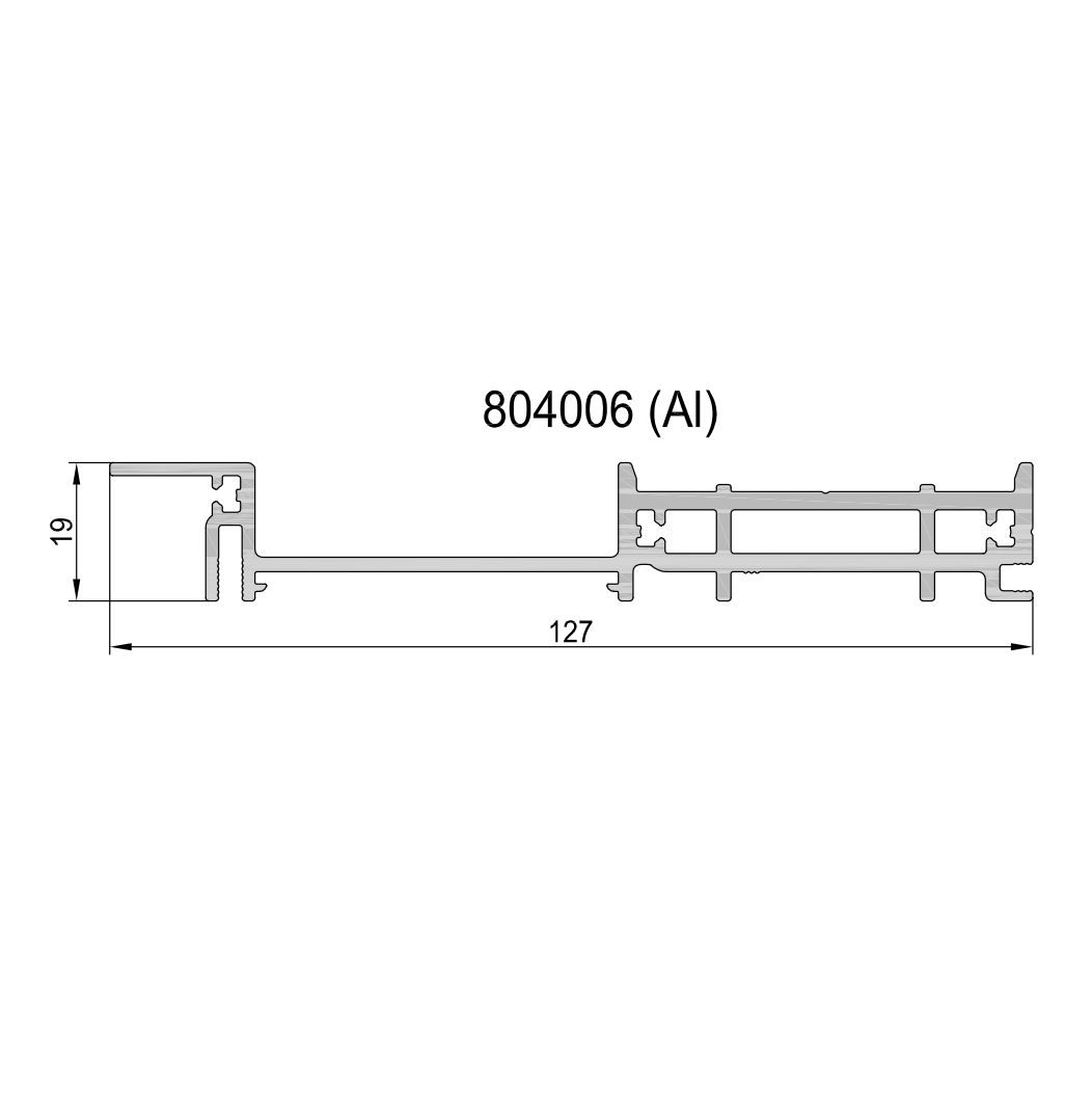 Алюмінієвий профіль 804 006