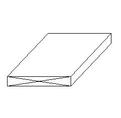 Подкладка 13 x 100 x 5 мм в Д40 | D00 039 00
