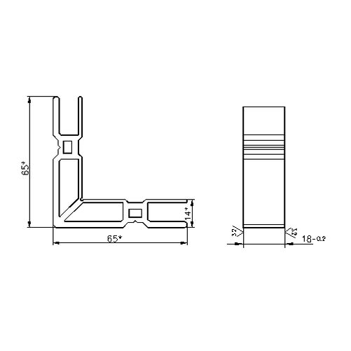 330 D03 Вкладиш кутовий