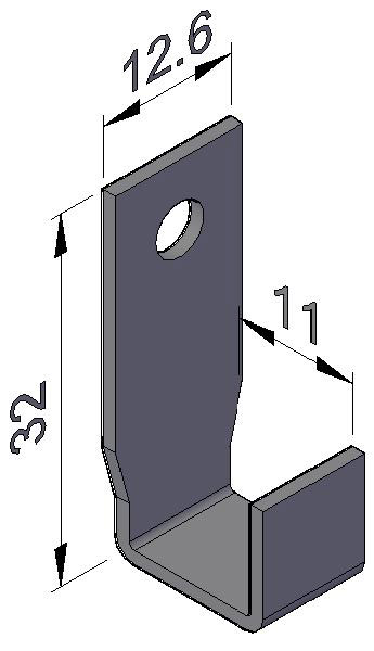 КЛЯММЕР ФАСАДНЫЙ D09 037 01