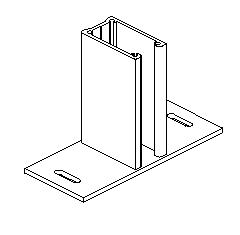 Опора большая нижняя-верхняя D10 A54 | для стоек 381001 и 382001