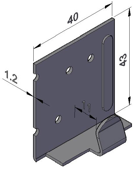 КЛЯММЕР ФАСАДНЫЙ D09 046 01