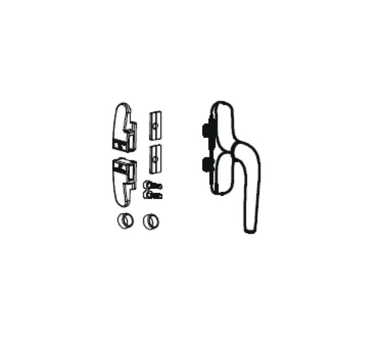 РУЧКА ПОВОРОТНАЯ PROVEDAL 1108.00