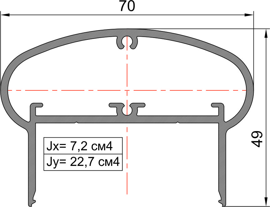 803 013 Алюмінієвий профіль