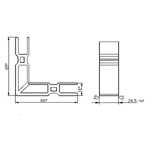 330 D04 Вкладиш кутовий