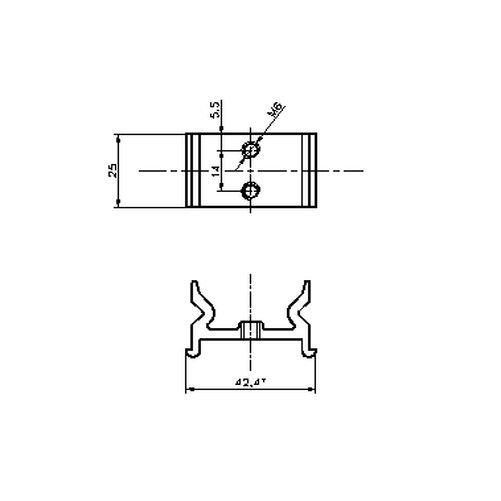 Вкладиш алюминиевый 380 D05 00