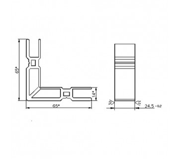 330 D04 Вкладиш кутовий