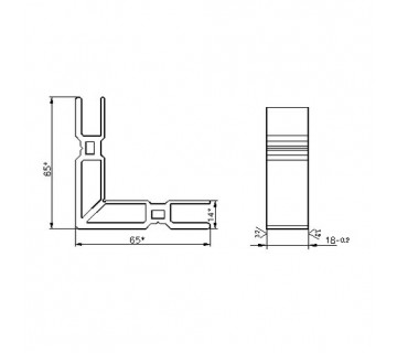 330 D03 Вкладиш кутовий