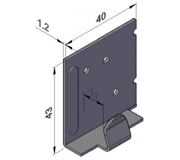 КЛЯММЕР ФАСАДНЫЙ D09 045 01
