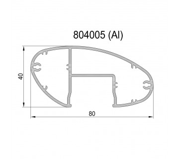 Алюмінієвий профіль 804 005
