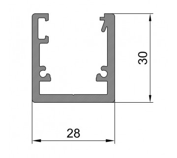 803 024 Алюмінієвий профіль