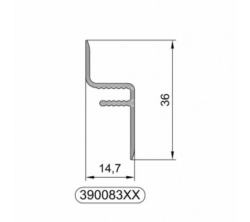 Алюминиевый профиль 390083