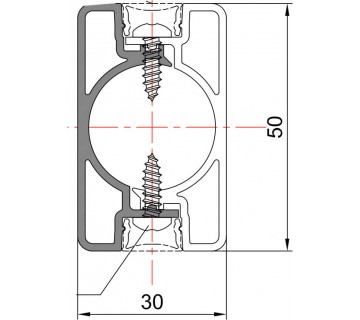803 016 Алюмінієвий профіль