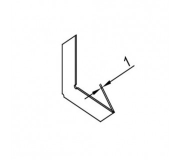 D03 009 02 Кутник вирівнюючий