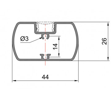 803 017 Алюмінієвий профіль