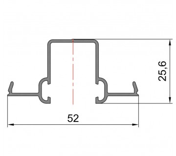 803 025 Алюмінієвий профіль