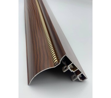 КАРНИЗ АЛЮМИНИЕВЫЙ ДВУХРЯДНЫЙ ГОРІХ,  2,5 м  801047