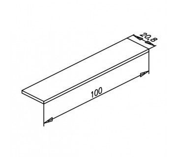 803 D20 00 Полоса з’єднувальна для перил