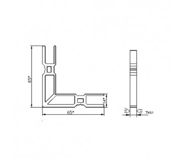 330 D02 Вкладиш кутовий