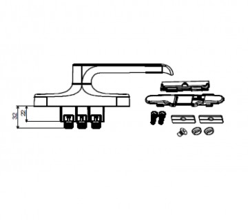 РУЧКА ПОВОРОТНАЯ PROVEDAL 1101.20