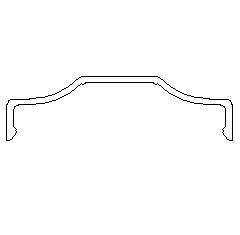 148 018 - крышка ригеля "старый город"