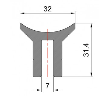 803 018 Алюмінієвий профіль