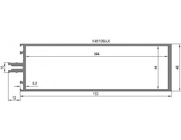 148 109 - стойка-ригель 153 мм